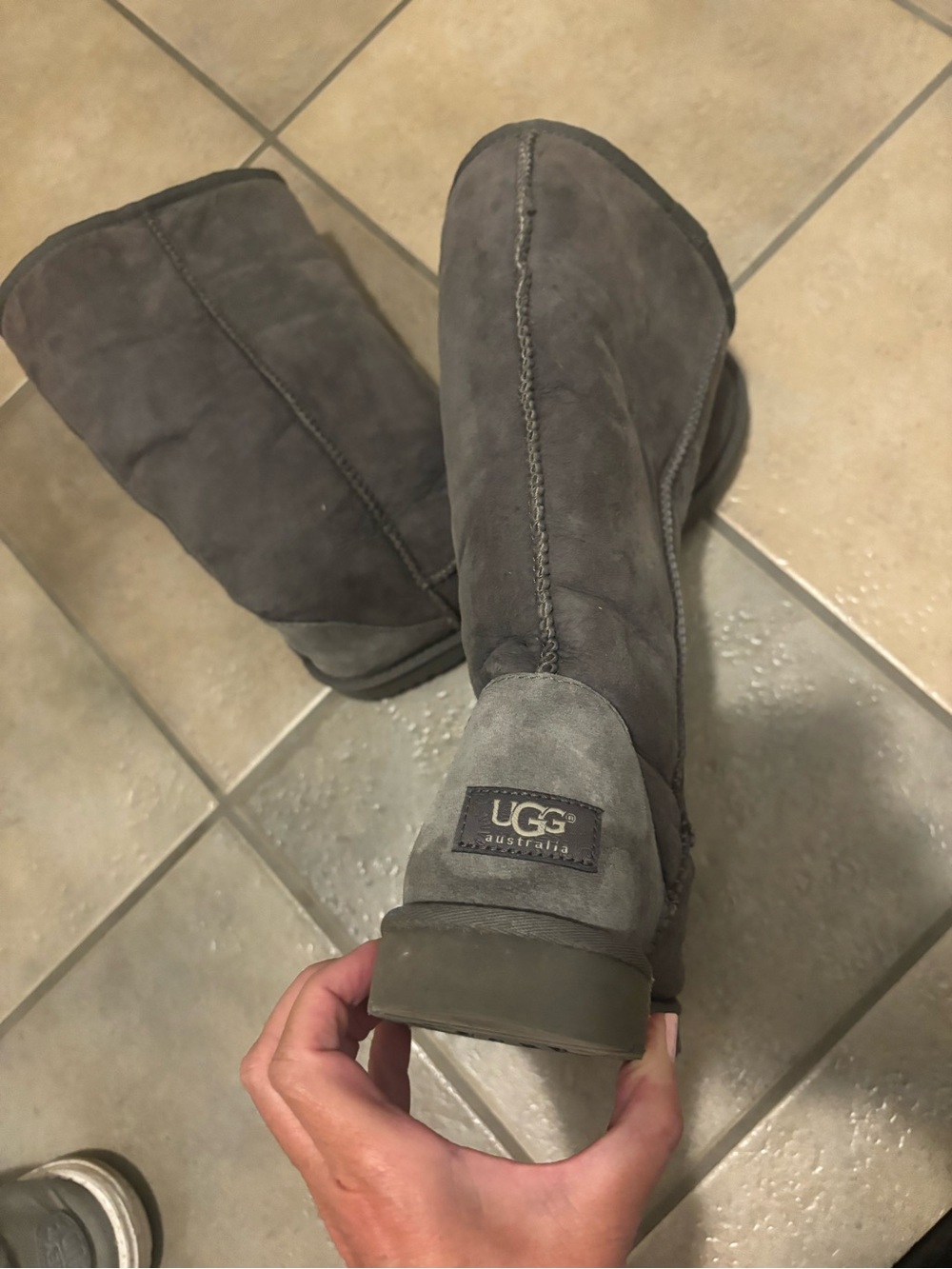 UGG Tall Suede Boot - Gray